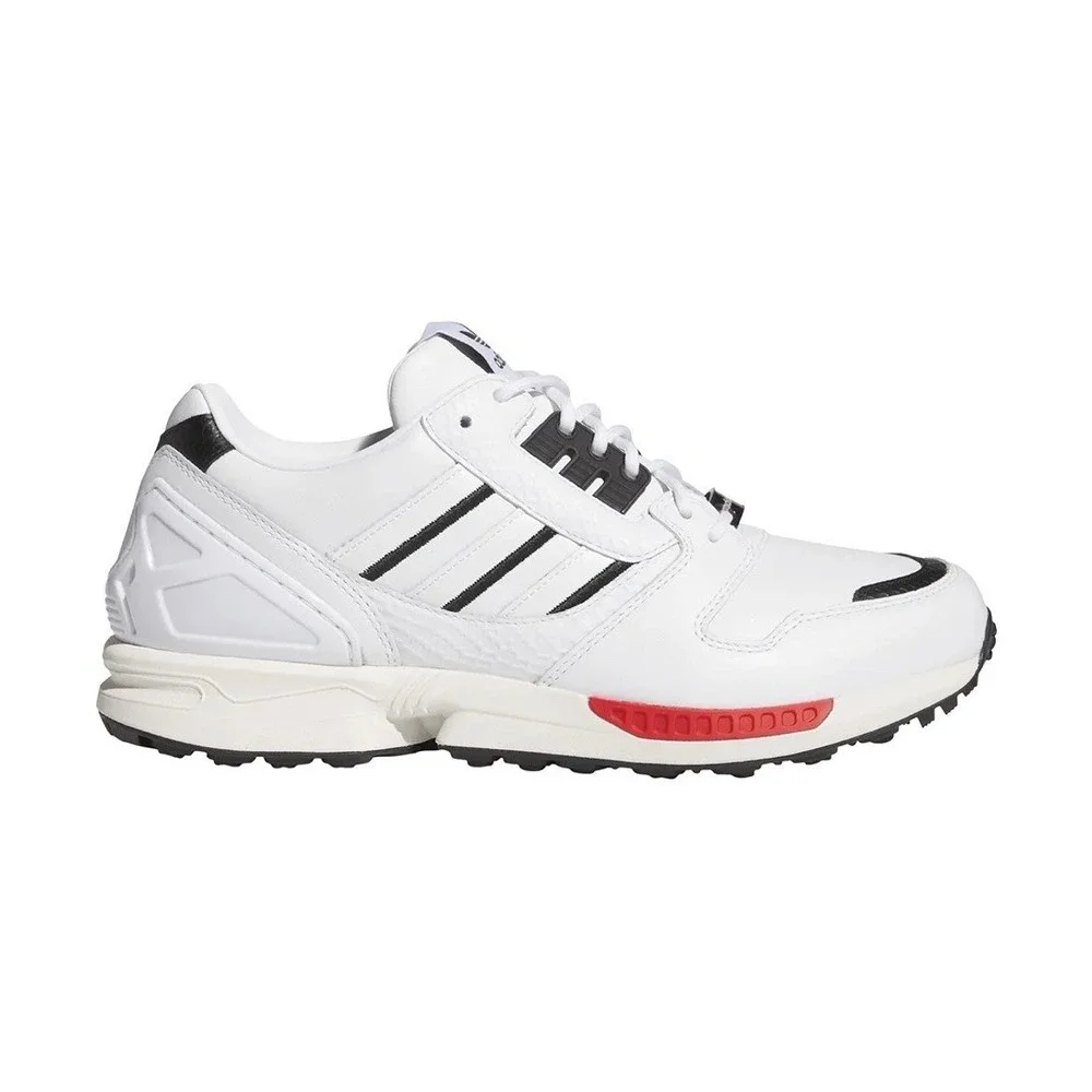 Adidas ZX 8000 JQ3445 White Black Red Spikeless Golf Shoes Mens 10 New With Tag
